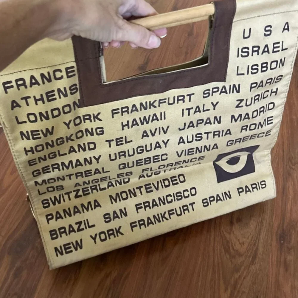 Estee Lauder Harpers Bizarre vintage Tote bag.